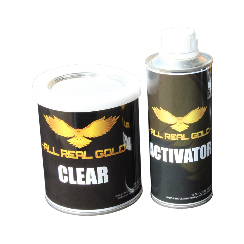 Clear Coat 12oz Spray Can – All Real Gold