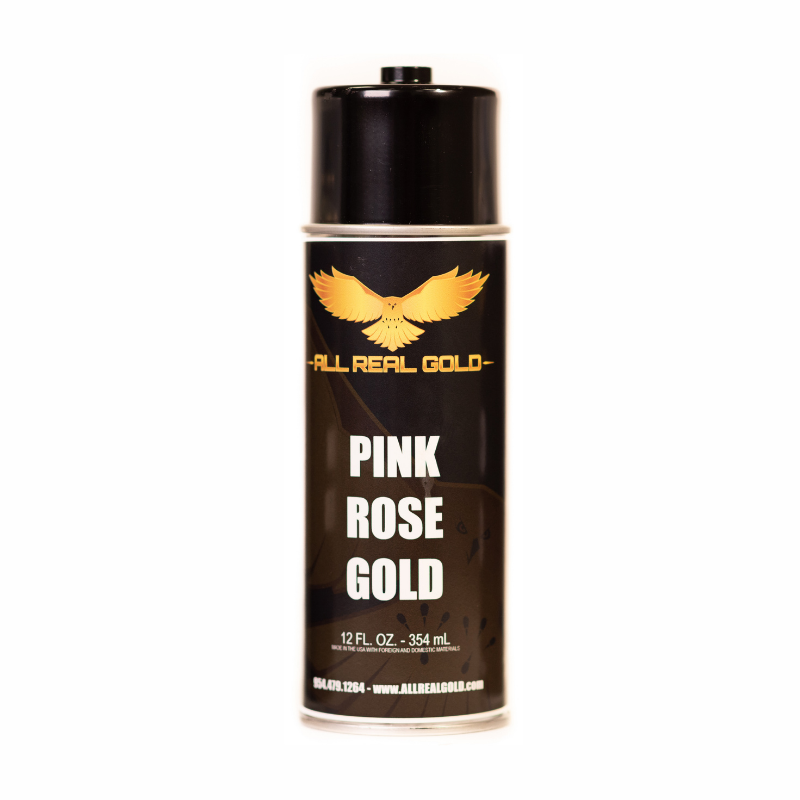 Pink Rose Gold Aerosol 12oz Spray Can