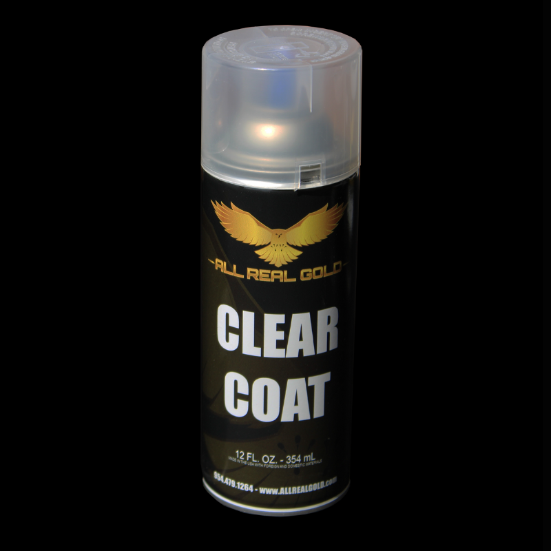 Clear Coat 12oz Spray Can – All Real Gold