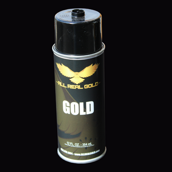 Gold Aerosol 12oz Spray Can All Real Gold 3754