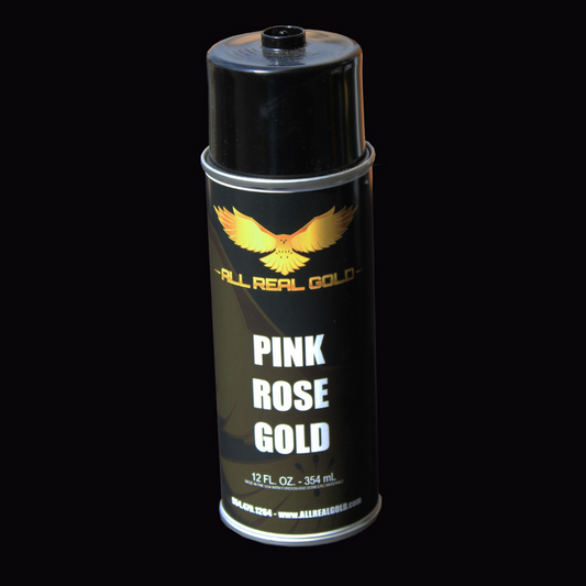 Pink Rose Gold Aerosol 12oz Spray Can
