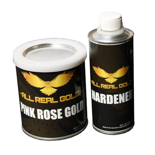 Pink Rose Gold Quart Hardener Pint Combo