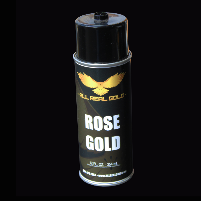 Rose Gold Aerosol 12oz Spray Can